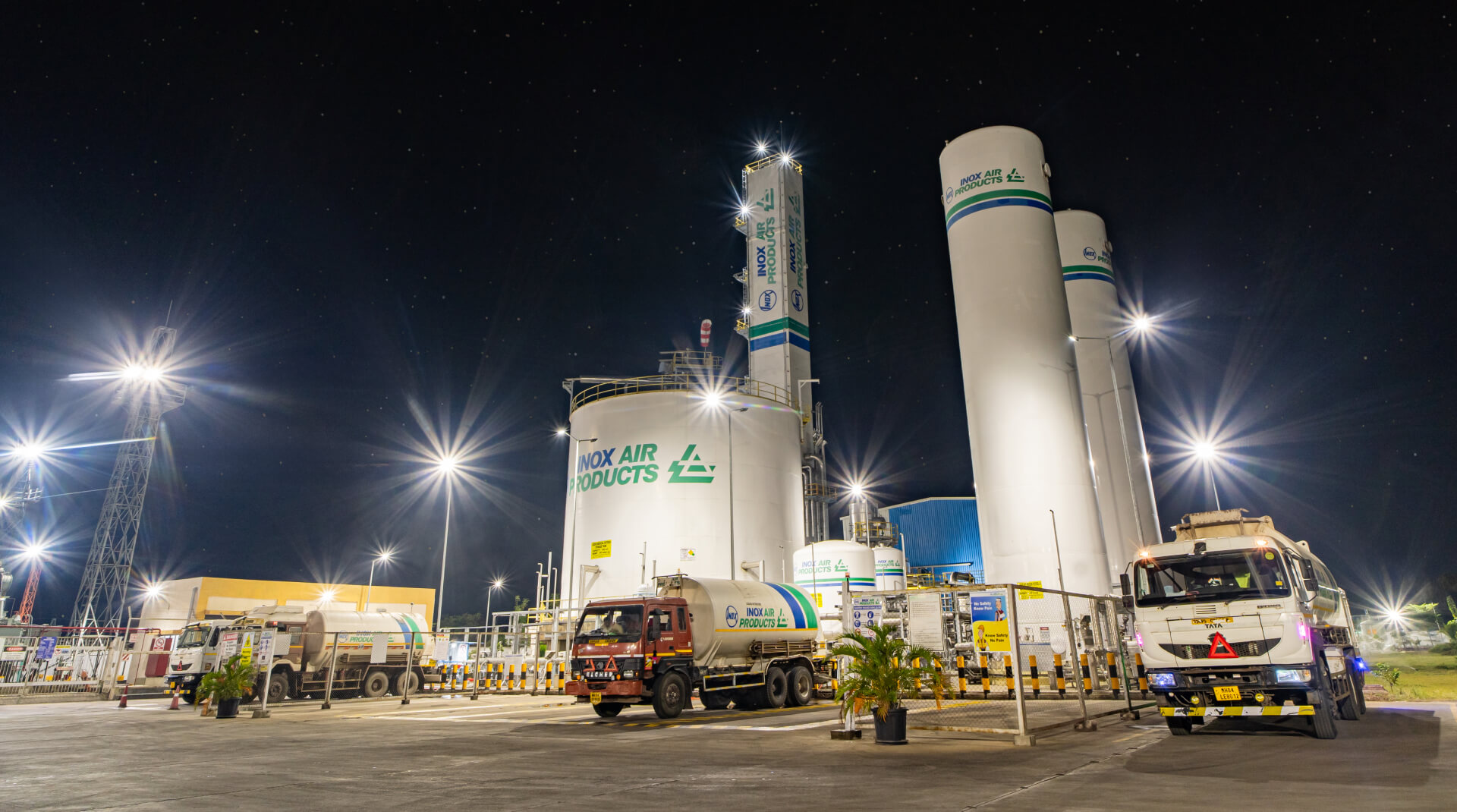 Industrial gas storage solutions